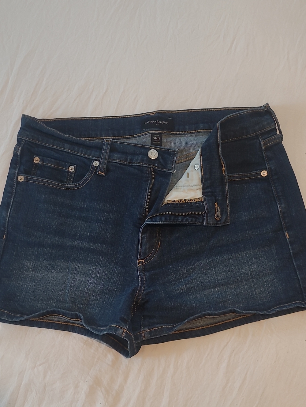 Banana Republic Dark Wash Denim Jean Shorts
